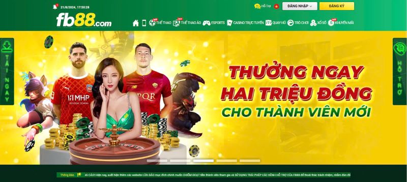 Khuyến mãi FB88 với tân thủ rất hấp dẫn